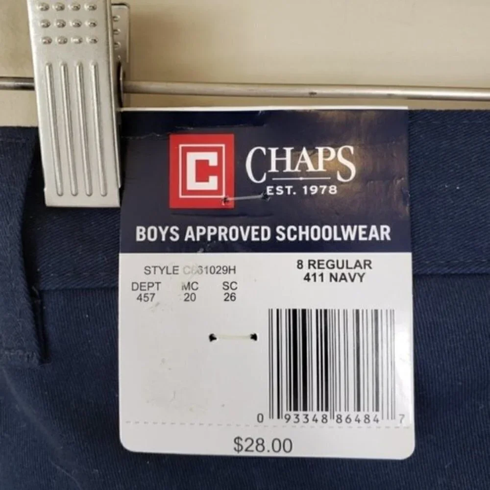 Chaps nwt navy